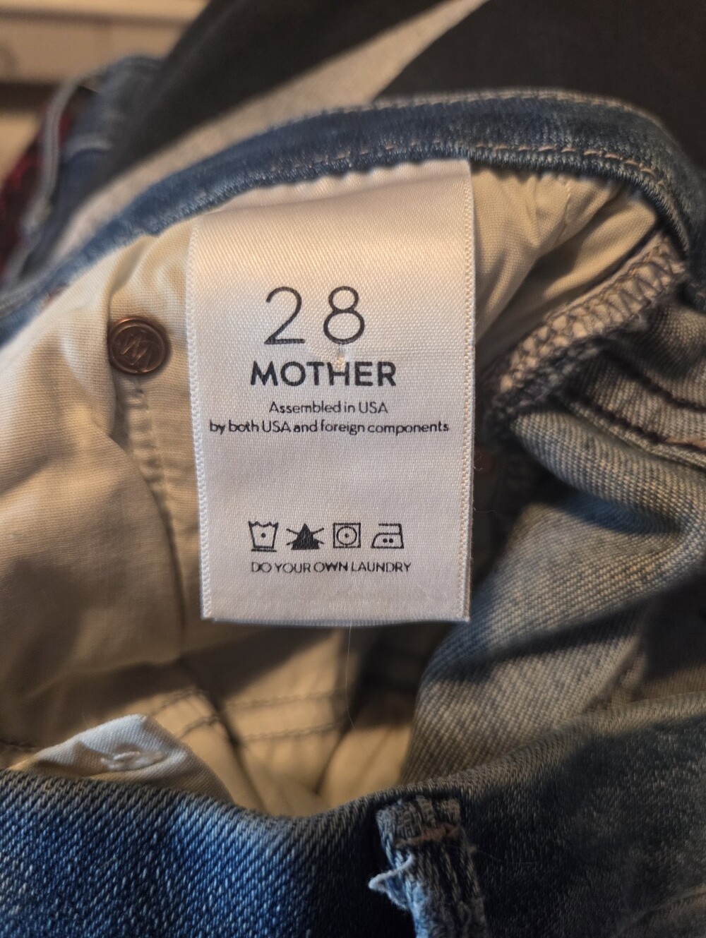 Mint condition!! Mother The Looker Jeans in Graffiti Girl SZ 28 - Picture 12 of 14